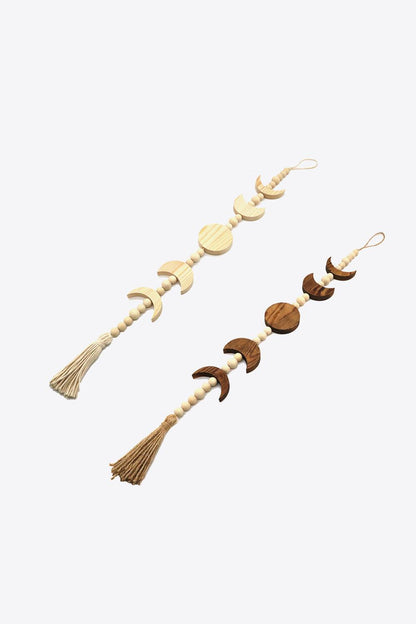 Wooden Tassel Wall Hanging - Olive Ave