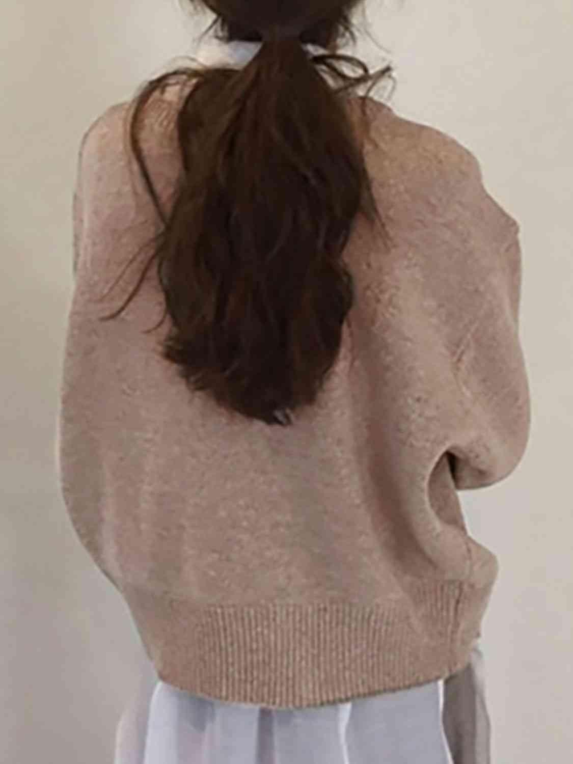 Asymmetrical Buttoned Cardigan in 6 Colors - Olive Ave