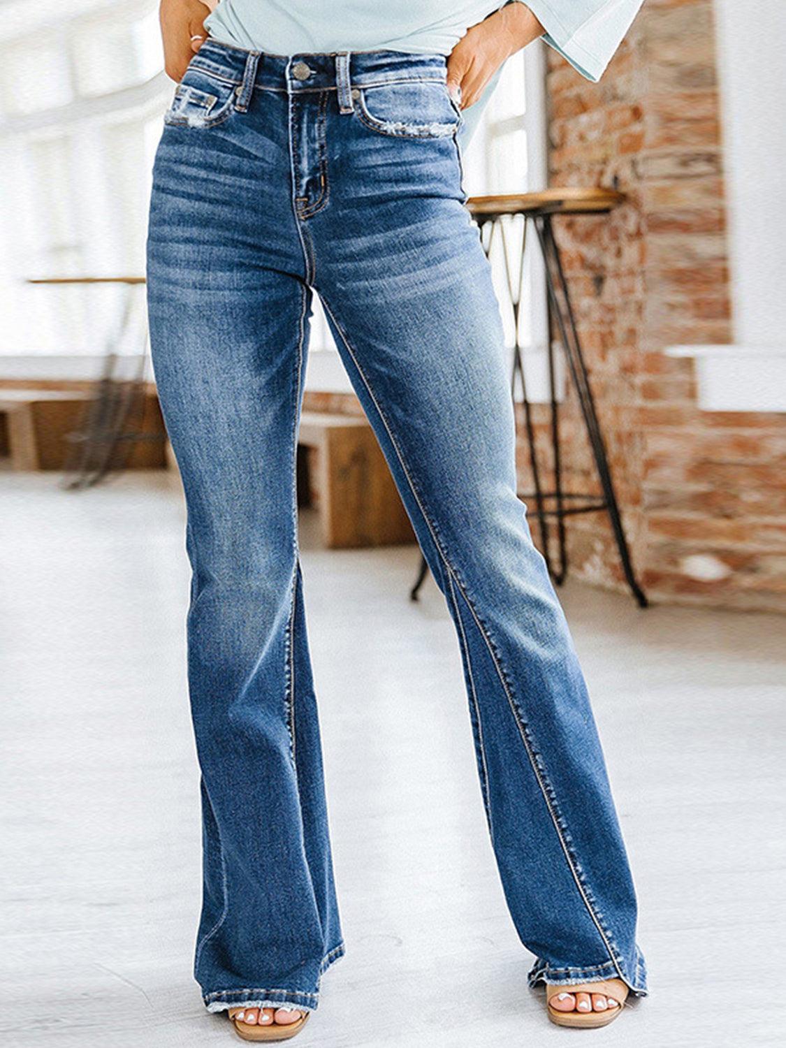 Cat's Whiskers Bootcut Jeans - Olive Ave