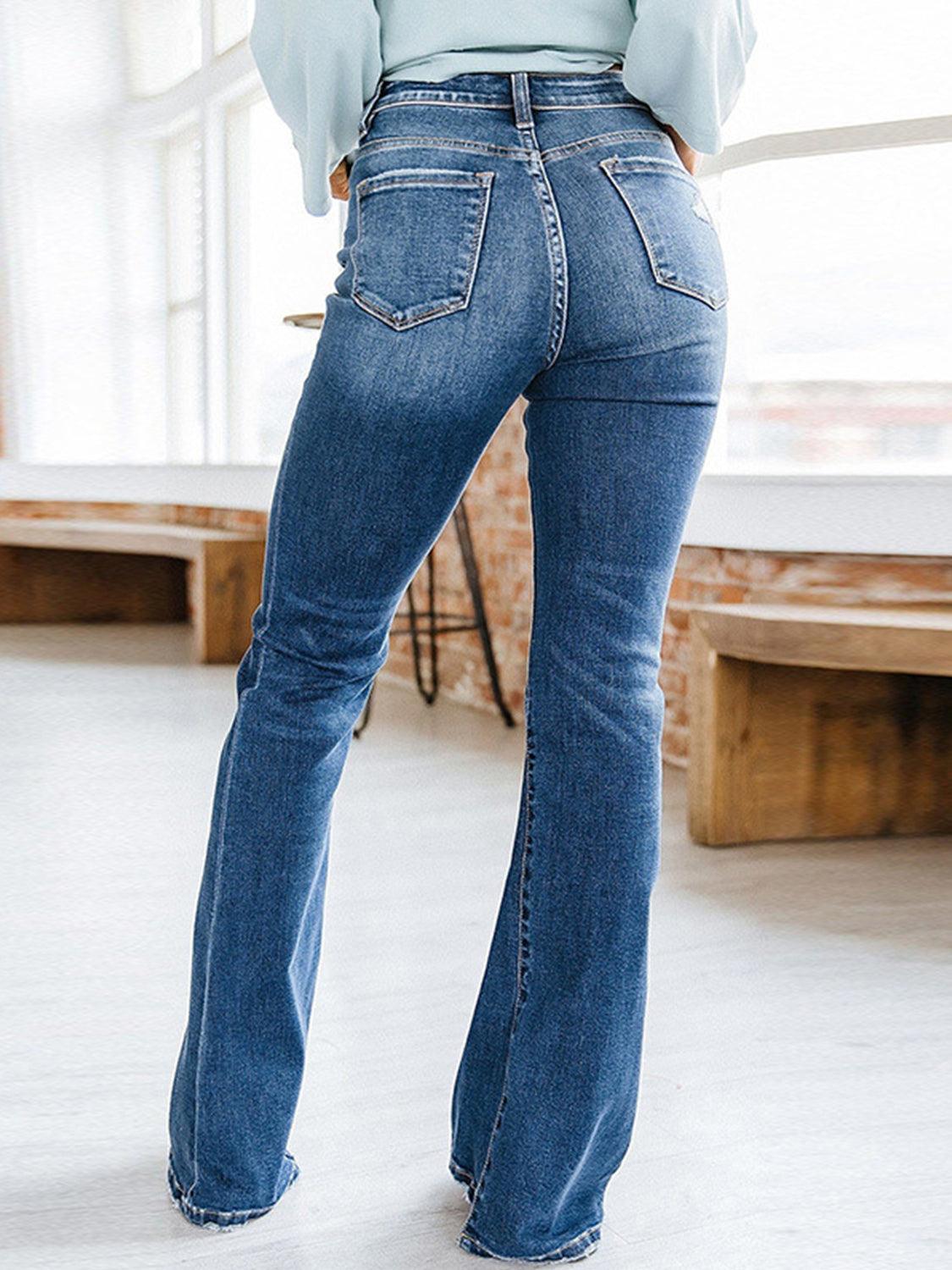 Cat's Whiskers Bootcut Jeans - Olive Ave