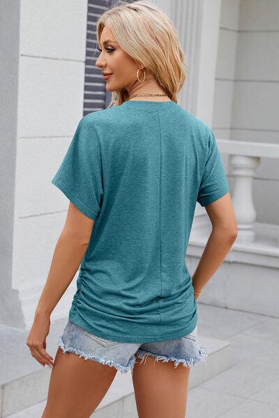 Full Size Flutter Sleeve Top in 7 Colors - Olive Ave