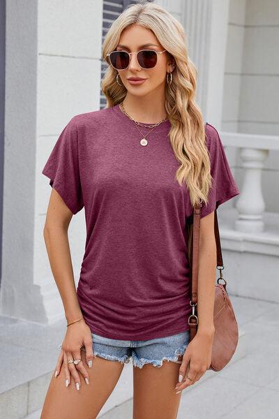 Full Size Flutter Sleeve Top in 7 Colors - Olive Ave