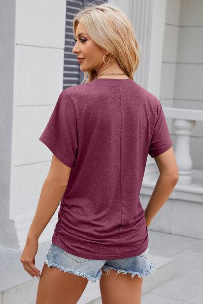 Full Size Flutter Sleeve Top in 7 Colors - Olive Ave