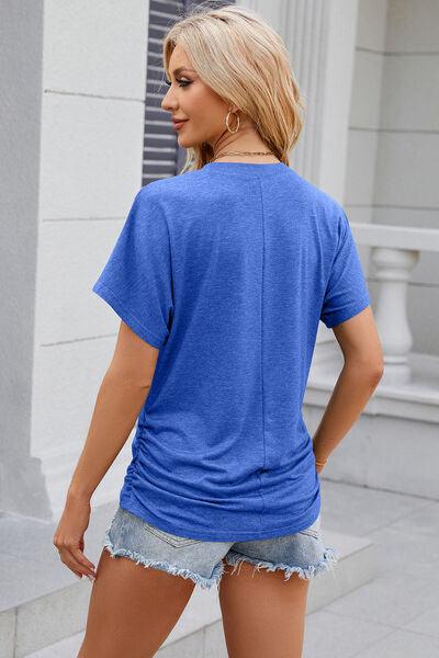 Full Size Flutter Sleeve Top in 7 Colors - Olive Ave