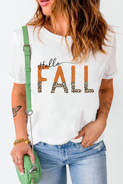 HELLO FALL Graphic Tee - Olive Ave