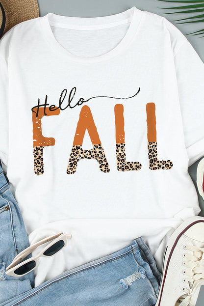 HELLO FALL Graphic Tee - Olive Ave