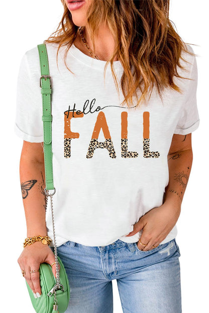 HELLO FALL Graphic Tee - Olive Ave