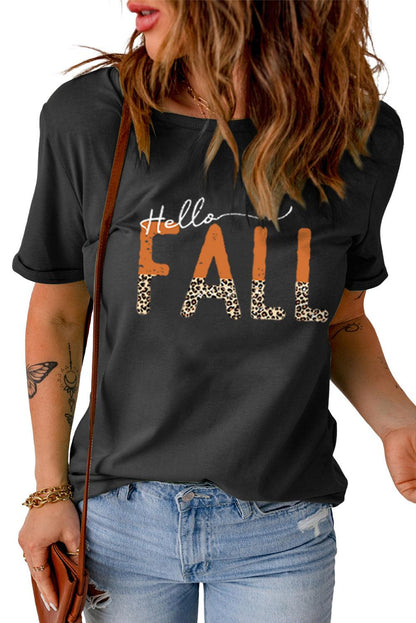 HELLO FALL Graphic Tee - Olive Ave