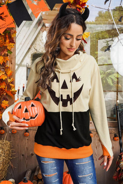 Jack-O'-Lantern Graphic Sweatshirt - Olive Ave