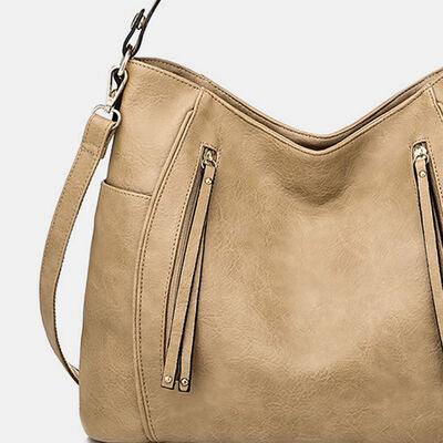 Janie Leather Tote Bag in 5 Colors - Olive Ave