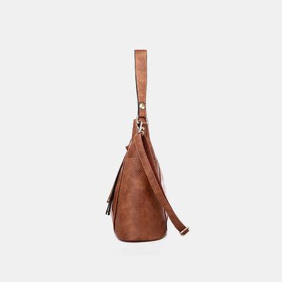 Janie Leather Tote Bag in 5 Colors - Olive Ave