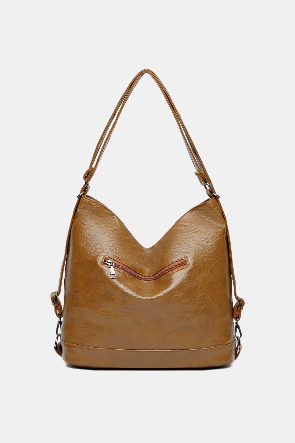 Leather Shoulder Bag - Olive Ave