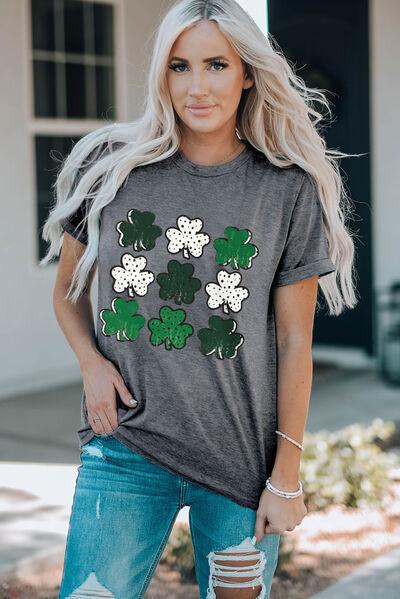 Lucky Clover Short Sleeve T-Shirt - Olive Ave