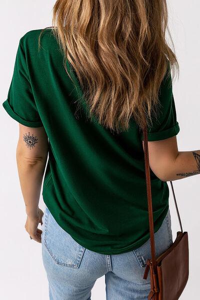 LUCKY Short Sleeve T-Shirt - Olive Ave