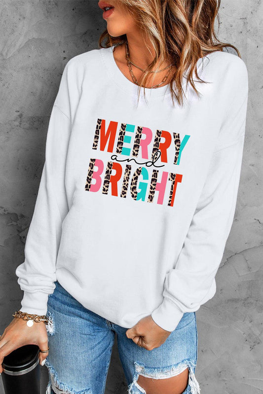 MERRY AND BRIGHT Graphic Top - Olive Ave