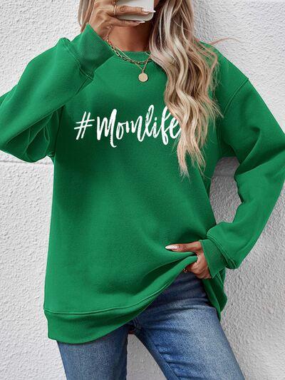 #Momlife Sweatshirt - Olive Ave