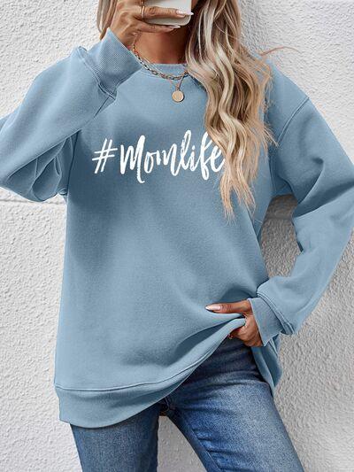 #Momlife Sweatshirt - Olive Ave