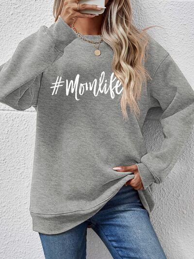 #Momlife Sweatshirt - Olive Ave