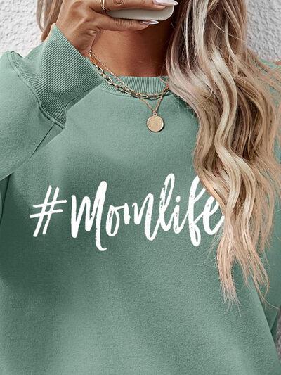 #Momlife Sweatshirt - Olive Ave