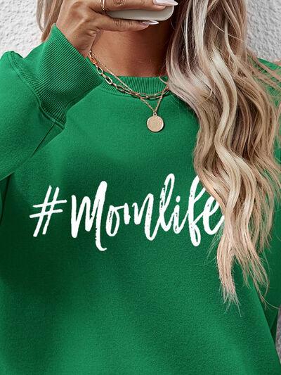 #Momlife Sweatshirt - Olive Ave