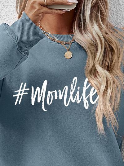 #Momlife Sweatshirt - Olive Ave