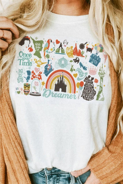 Once Upon a Time Vacation Graphic T-Shirt - Olive Ave