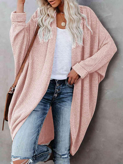 Open Front Long Sleeve Cardigan in 9 Colors - Olive Ave