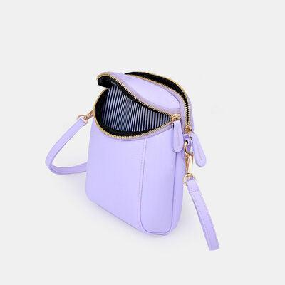 Violet Leather Crossbody Bag in 5 colors - Olive Ave